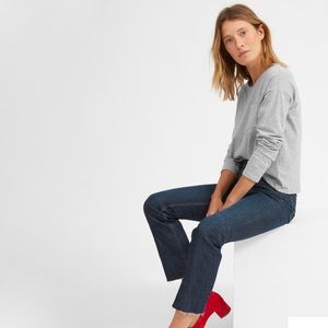 The Long-Sleeve Box-Cut Pocket Tee by Everlane